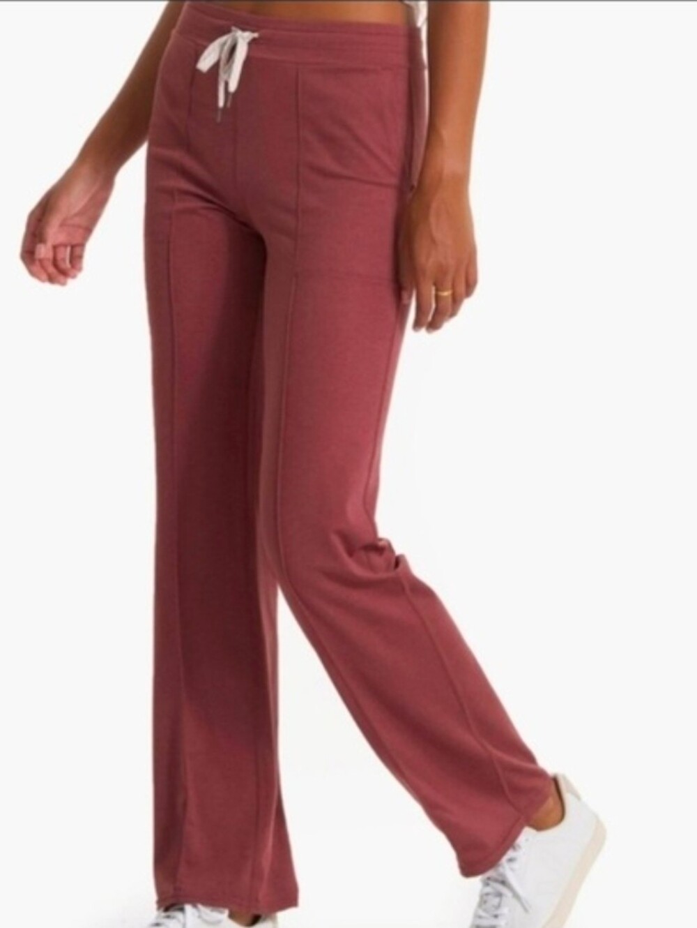 Vuori Halo Essential Dreamknit Pleated Wideleg Flare Pant -Med #54